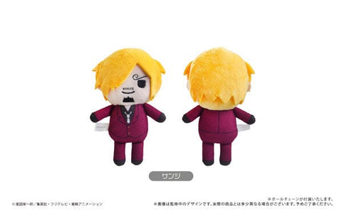Sanji Mascot Plush Keychain Petit Fuwa Vol.2 ONE PIECE - Authentic Japanese TAPIOCA Mascot Plush Keychain 