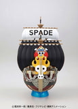Spade Pirates' Ship Model Grand Ship Collection ONE PIECE - Authentic Japanese Bandai Namco Figure 