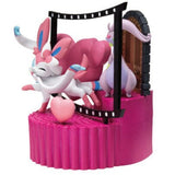 Sylveon, Goodra Diorama Figure Pokémon Midnight Agent The Cinema - Authentic Japanese Pokémon Center Figure 