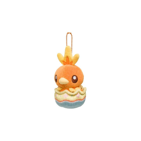 Torchic Mascot Plush Keychain Easter Basket - Authentic Japanese Pokémon Center Keychain 