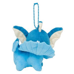 Vaporeon Plush Mascot Keychain Mix Au Lait - Authentic Japanese Pokémon Center Keychain 