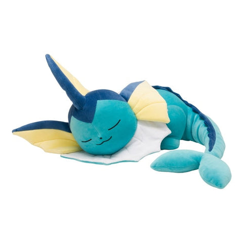 Vaporeon Plush Sleeping Eevee - Authentic Japanese Pokémon Center Plush 