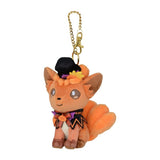 Vulpix Mascot Plush Keychain Halloween Harvest Festival - Authentic Japanese Pokémon Center Keychain 