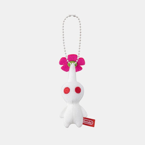 White Pikmin Mascot Plush Keychain PIKMIN - Authentic Japanese Nintendo Mascot Plush Keychain 