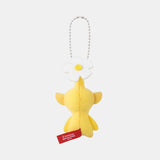 Yellow Pikmin Mascot Plush Keychain PIKMIN - Authentic Japanese Nintendo Mascot Plush Keychain 